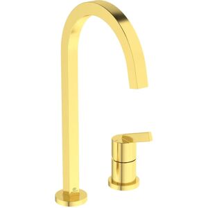 Keukenkraan Ideal Standard BD423A2 - Hoog, 2-Gats, Geborsteld Goud Keukenkraan Ideal Standard BD423A2 - Hoog, 2-Gats, Geborsteld Goud