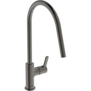 Ideal Standard Gusto - High Spout 360° Swivel Kitchen Faucet - Grey Ideal Standard Gusto - High Spout 360° Swivel Kitchen Faucet - Grey