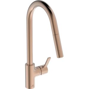 Ideal Standard Sunset Rose Kitchen Faucet with High Spout & 2-Function Pull-Out Shower Ideal Standard Sunset Rose Kitchen Faucet with High Spout & 2-Function Pull-Out Shower