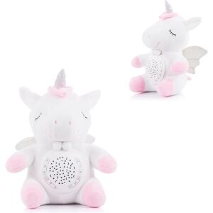 Jouet en peluche Licorne avec 12 Mélodies et Projecteur - Aide au Sommeil Bébé - Publicité Jouet en peluche Licorne avec 12 Mélodies et Projecteur - Aide au Sommeil Bébé - Publicité