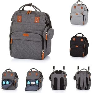 Sac à langer Chipolino - Gris - Sac multifonction bébé - Publicité Sac à langer Chipolino - Gris - Sac multifonction bébé - Publicité