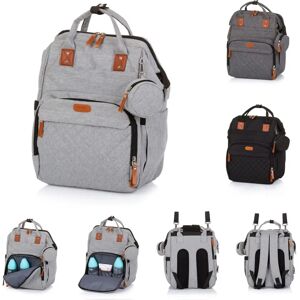 Sac à langer gris clair Chipolino - Sac à dos pour poussette, Sac à tétine avec fermeture éclair - Publicité Sac à langer gris clair Chipolino - Sac à dos pour poussette, Sac à tétine avec fermeture éclair - Publicité