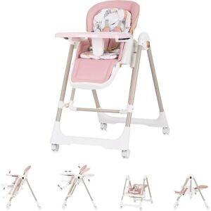 Chaise haute et balançoire bébé Pink Milk Shake 2 en 1 - Publicité Chaise haute et balançoire bébé Pink Milk Shake 2 en 1 - Publicité
