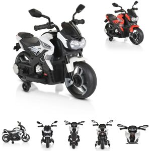 Moni Houston 1188F Elektromotorrad - Weiß - Kinder, Musik, MP3, Scheinwerfer, Stützräder Moni Houston 1188F Elektromotorrad - Weiß - Kinder, Musik, MP3, Scheinwerfer, Stützräder