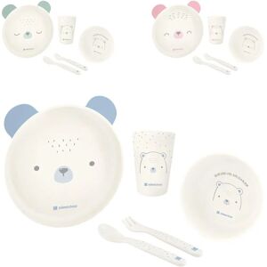 Set di Stoviglie per Bambini Blu con Motivo Animale - Kikkaboo Set di Stoviglie per Bambini Blu con Motivo Animale - Kikkaboo
