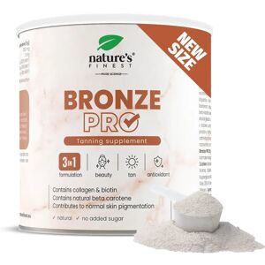 Nature's Finest Bronze Pro - Collagène, Cuivre, Vitamines - 125g - Publicité Nature's Finest Bronze Pro - Collagène, Cuivre, Vitamines - 125g - Publicité