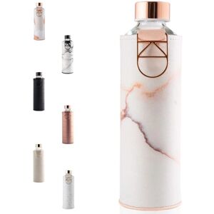 Botella de agua Equa Mismatch Lava - 750ml, Vidrio de borosilicato, Antiderrames, con funda Botella de agua Equa Mismatch Lava - 750ml, Vidrio de borosilicato, Antiderrames, con funda