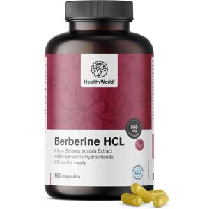 HealthyWorld Berberine HCL 500 mg - 540 gélules - Publicité HealthyWorld Berberine HCL 500 mg - 540 gélules - Publicité