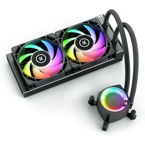 EK Water Blocks EK-Nucleus CR240 Lux D-RGB CPU-Kühler - Schwarz EK Water Blocks EK-Nucleus CR240 Lux D-RGB CPU-Kühler - Schwarz