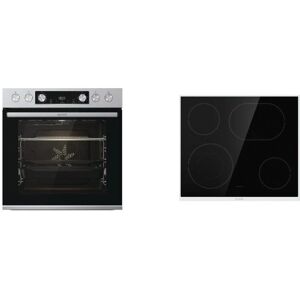 Gorenje BCS6737E06X + ECD634BX Küchen-Backofen-Set - Groß, Edelstahl Gorenje BCS6737E06X + ECD634BX Küchen-Backofen-Set - Groß, Edelstahl