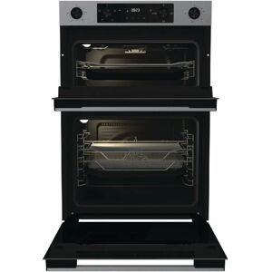 Hisense Hi6 Built In Electric Double Oven - Black, Brushed steel - Oven Hisense Hi6 Built In Electric Double Oven - Black, Brushed steel - Oven
