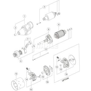 Startmotor MAHLE MS 241 - 24V 2,5kW Startmotor MAHLE MS 241 - 24V 2,5kW