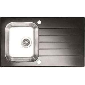 Alveus Glassix 10 Evier de Cuisine - Réversible Noir - Évier - Publicité Alveus Glassix 10 Evier de Cuisine - Réversible Noir - Évier - Publicité