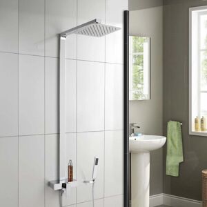 NES Home - Enzo - Chrome Brass - Square Head - Shower Set NES Home - Enzo - Chrome Brass - Square Head - Shower Set