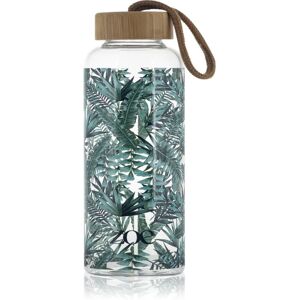 ZOE Bamboo Glass Bottle - 550ml, Green - Water Bottle ZOE Bamboo Glass Bottle - 550ml, Green - Water Bottle