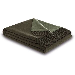 Biederlack Cashmere-Plaid - Waldgrün Wohndecke Biederlack Cashmere-Plaid - Waldgrün Wohndecke