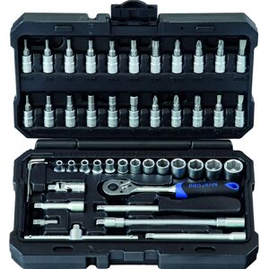 Projahn 1/4" Steekset - 46-delig - Ergonomische Ratel Projahn 1/4" Steekset - 46-delig - Ergonomische Ratel