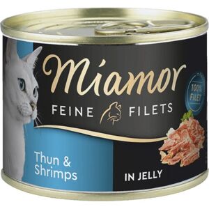 Nourriture pour chats Miamor Thon et Crevettes - 185g - Publicité Nourriture pour chats Miamor Thon et Crevettes - 185g - Publicité