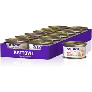 Nourriture pour chats Kattovit - Poulet sensible - Régime hypoallergénique - Pack de 12 - Publicité Nourriture pour chats Kattovit - Poulet sensible - Régime hypoallergénique - Pack de 12 - Publicité