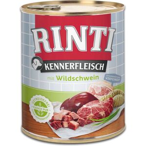 Hrana pentru Câini cu Mistreț RINTI - Bucăți de Carne Naturală - Adulți Hrana pentru Câini cu Mistreț RINTI - Bucăți de Carne Naturală - Adulți