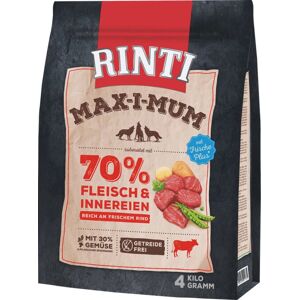 Rinti Max-i-Mum 4kg Trockenfutter - Rind, Getreidefrei, Erwachsen Rinti Max-i-Mum 4kg Trockenfutter - Rind, Getreidefrei, Erwachsen