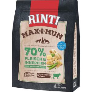 Rinti Max-i-Mum Hundefutter - 4kg Getreidefrei mit Frischfleisch Rinti Max-i-Mum Hundefutter - 4kg Getreidefrei mit Frischfleisch