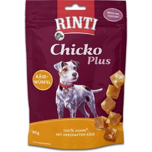 RINTI Chicko Plus Kaasblokjes met Kip 80g Hondensnack RINTI Chicko Plus Kaasblokjes met Kip 80g Hondensnack