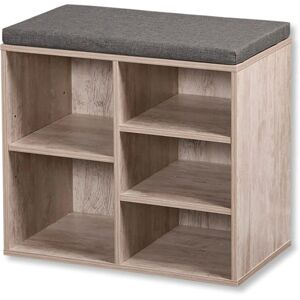 Kesper Schuhschrank mit Sitzkissen - 5 Fächer weiss Kesper Schuhschrank mit Sitzkissen - 5 Fächer weiss