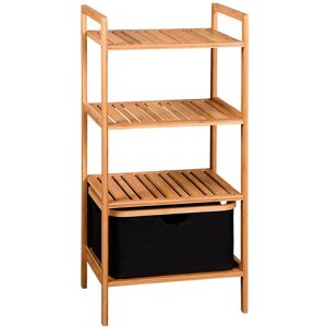 KESPER Bambus Badezimmerregal mit Korb - Badregal KESPER Bambus Badezimmerregal mit Korb - Badregal