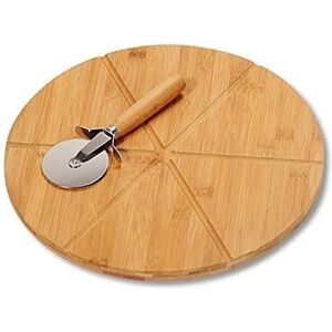 Kesper Modell 58462 Bambus Pizza Servierplatte mit Cutter Kesper Modell 58462 Bambus Pizza Servierplatte mit Cutter