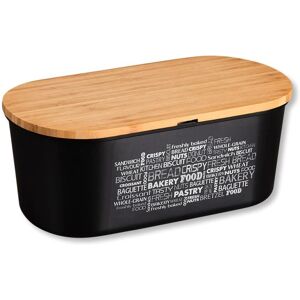 Kesper - 58503 - Scatola del pane - Compatto, melamina, bambù, design moderno Kesper - 58503 - Scatola del pane - Compatto, melamina, bambù, design moderno