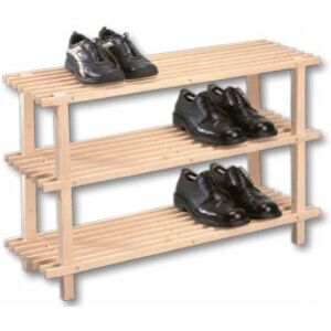 Kesper Modèle 69723 Étagère à Chaussures en Bois Naturel - Rangement à Chaussures Kesper Modèle 69723 Étagère à Chaussures en Bois Naturel - Rangement à Chaussures