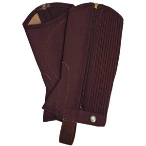 HKM - Imitation Nubuck Leather Half Chaps - Marrón Oscuro HKM - Imitation Nubuck Leather Half Chaps - Marrón Oscuro