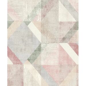Rasch Modelo 311914 Papel Tapiz Geométrico Rosa - Papel Rasch Modelo 311914 Papel Tapiz Geométrico Rosa - Papel