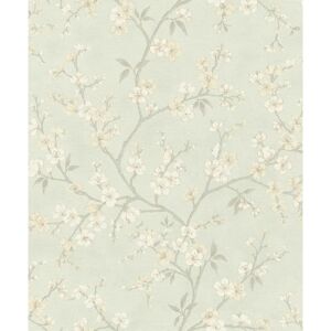 Rasch Vinyl Natuur Behang - Bloemenpatroon - 5.33 m² Rasch Vinyl Natuur Behang - Bloemenpatroon - 5.33 m²