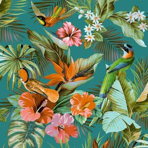 Rasch WL-5390 Teal - Wallpaper Rasch WL-5390 Teal - Wallpaper
