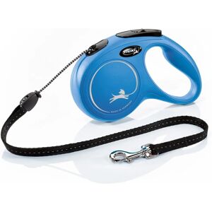 Flexi New Classic Blue Cord Leash - Dog Lead M Flexi New Classic Blue Cord Leash - Dog Lead M