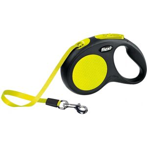 Flexi New Neon Guinzaglio Retrattile 5m Nero Giallo per Cani - Guinzaglio per cani Flexi New Neon Guinzaglio Retrattile 5m Nero Giallo per Cani - Guinzaglio per cani