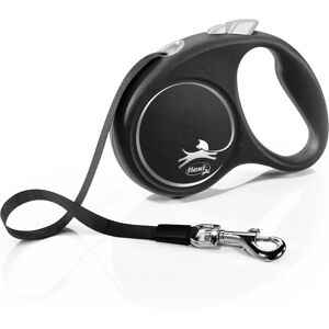 Flexi Black Design Cord Dog Lead 5m Black - Dog Lead Flexi Black Design Cord Dog Lead 5m Black - Dog Lead