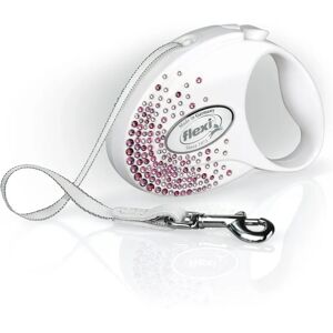 Flexi Glam Splash Pink with Swarovski Crystals S - Dog Retractable Lead - 3 M Flexi Glam Splash Pink with Swarovski Crystals S - Dog Retractable Lead - 3 M