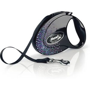 Flexi Glam Splash Mystic - Dog Retractable Lead - 5 m - Black Flexi Glam Splash Mystic - Dog Retractable Lead - 5 m - Black