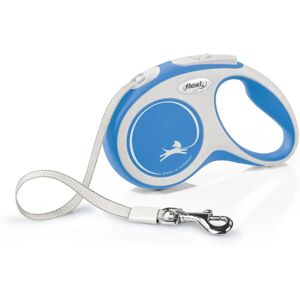 Flexi Dog Lead Small Blue - 5m Retractable Nylon Flexi Dog Lead Small Blue - 5m Retractable Nylon
