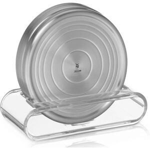 WMF Conjunto de Posavasos de Acero Inoxidable - Protección Moderna para Mesa WMF Conjunto de Posavasos de Acero Inoxidable - Protección Moderna para Mesa