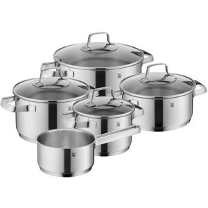 Set di pentole WMF Belmonte - Acciaio inossidabile, 9 pezzi Set di pentole WMF Belmonte - Acciaio inossidabile, 9 pezzi