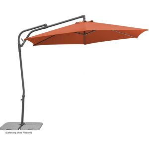 Schneider Genua 300cm Oranger Sechseckiger Ampelschirm - Sonnenschirm Schneider Genua 300cm Oranger Sechseckiger Ampelschirm - Sonnenschirm