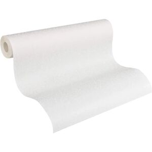 A.S. CRÉATION Witte Vinyl Behang - Behang A.S. CRÉATION Witte Vinyl Behang - Behang