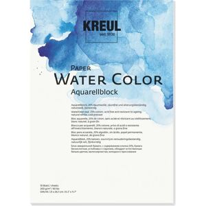 KREUL Art Watercolor Paper - A4, 10 Sheets, 200g - Watercolor & Gouache KREUL Art Watercolor Paper - A4, 10 Sheets, 200g - Watercolor & Gouache