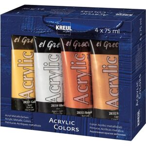 Peinture Acrylique Métallique El Greco - 75 ml - Publicité Peinture Acrylique Métallique El Greco - 75 ml - Publicité
