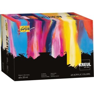 KREUL Goya Acrylfarben-Set - Hoch Pigmentiert, 48x20ml KREUL Goya Acrylfarben-Set - Hoch Pigmentiert, 48x20ml