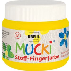 KREUL Fingerfarbe für Stoff - Gelb - 150 ml KREUL Fingerfarbe für Stoff - Gelb - 150 ml